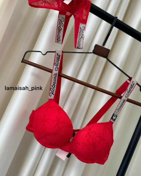 VS Bra Set Pretty Red