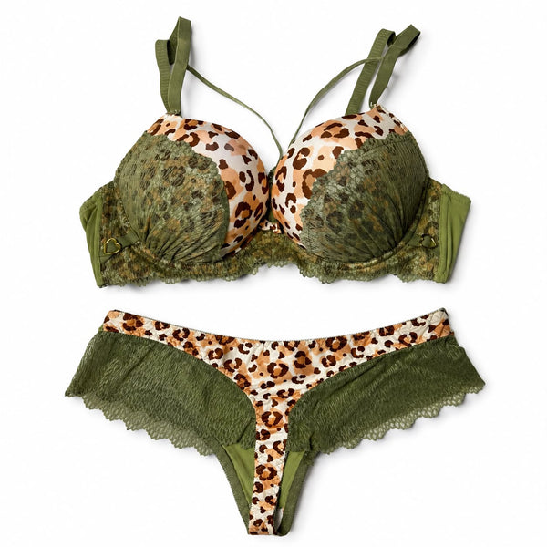 Wild Elegance Lace Bra & Panty Set