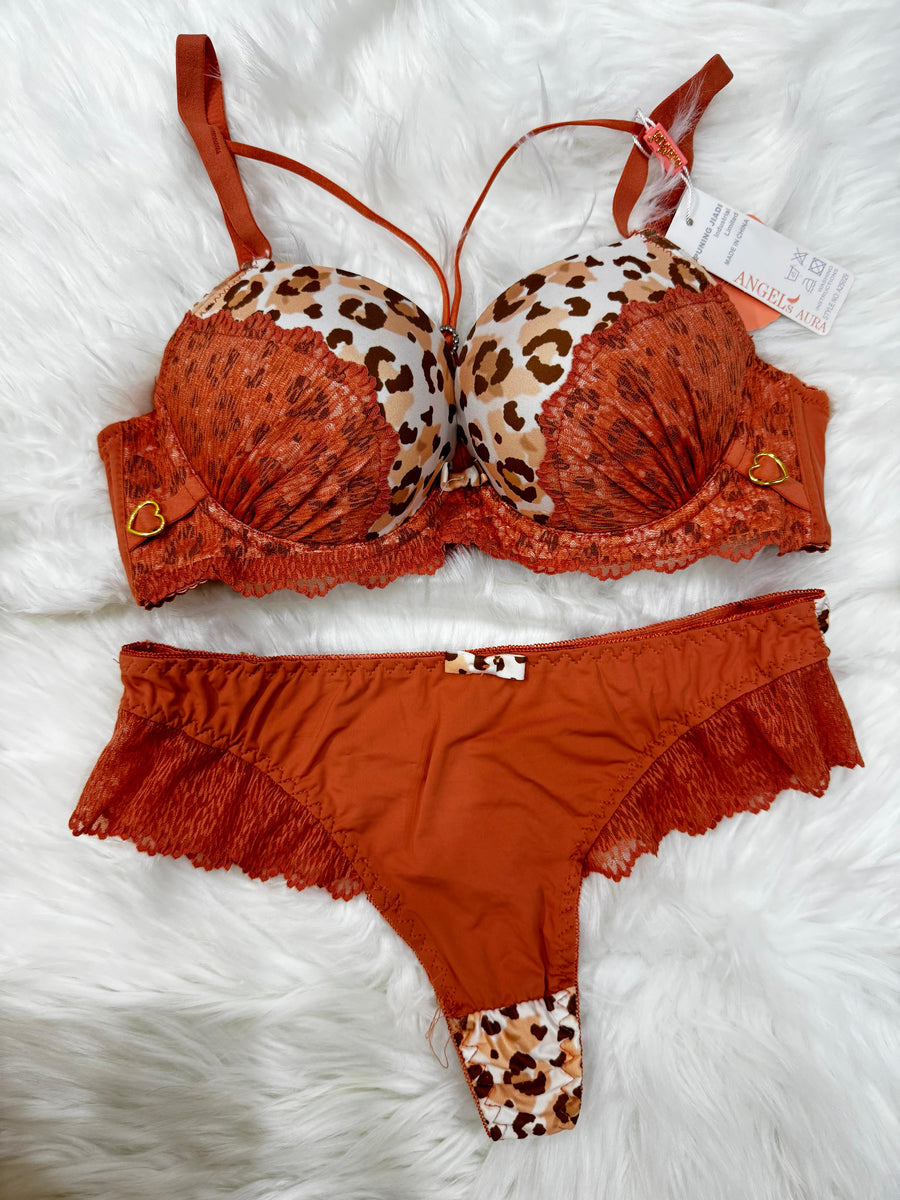 Wild Elegance Lace Bra & Panty Set