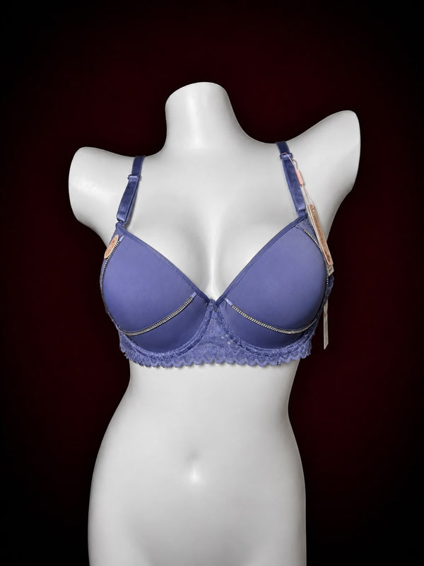 Midnight Charm Satin Lace Set