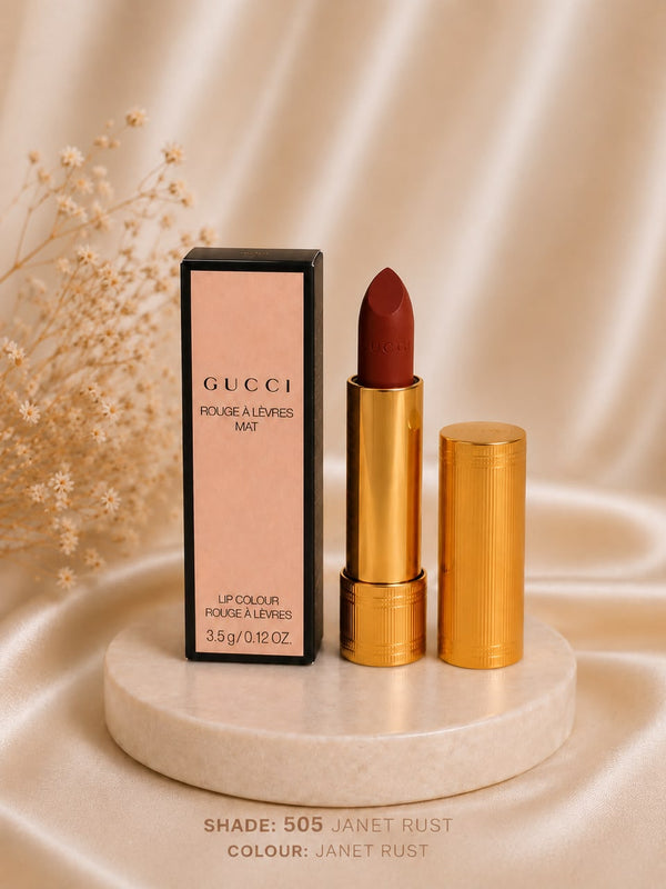 Gucci Rouge À Lèvres Mat Lipstick - JANET RUST