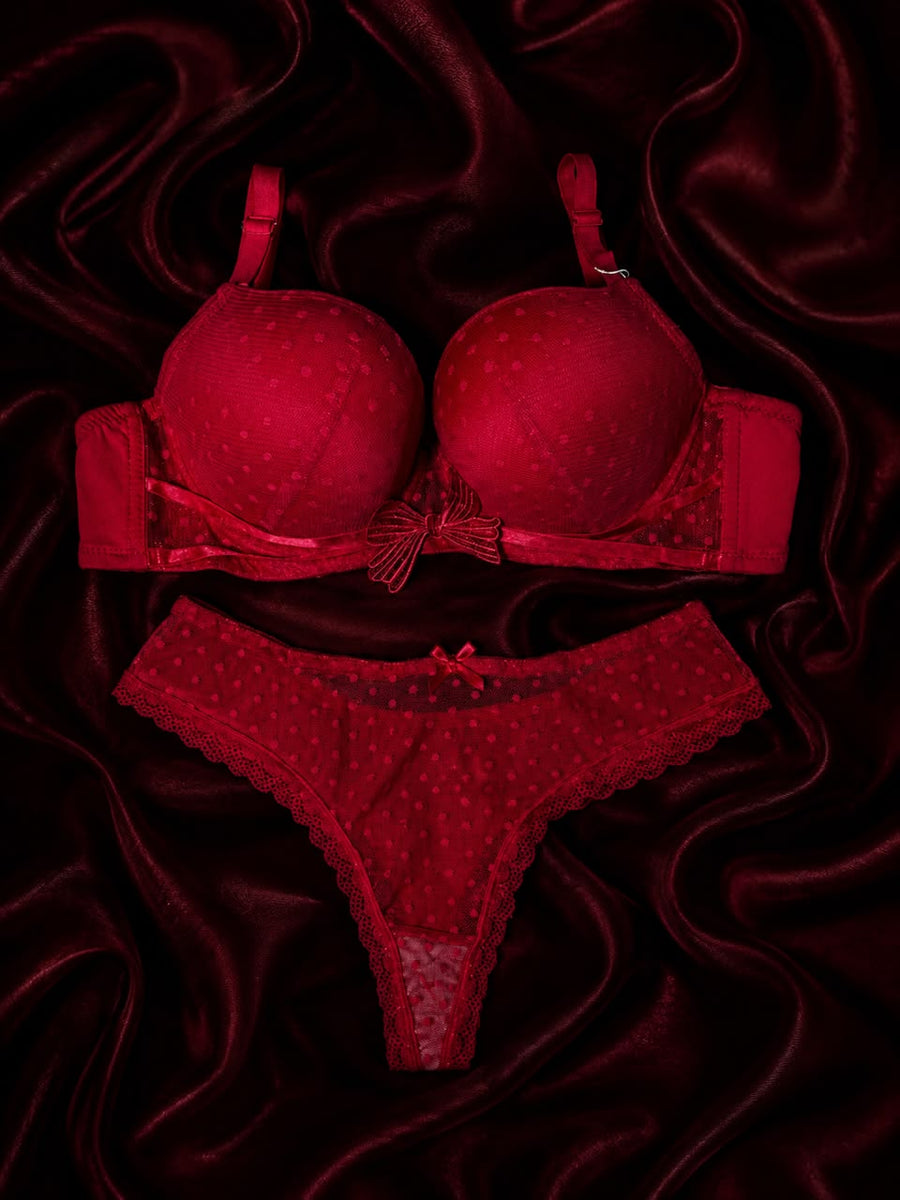 Lace Blossom Lingerie Set