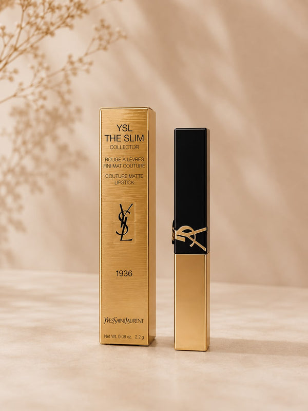 YSL The Slim Collector Couture Matte Lipstick- WARM FIERY ORANGE RED