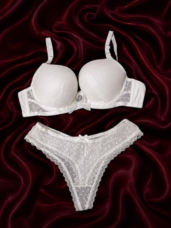 Lace Blossom Lingerie Set