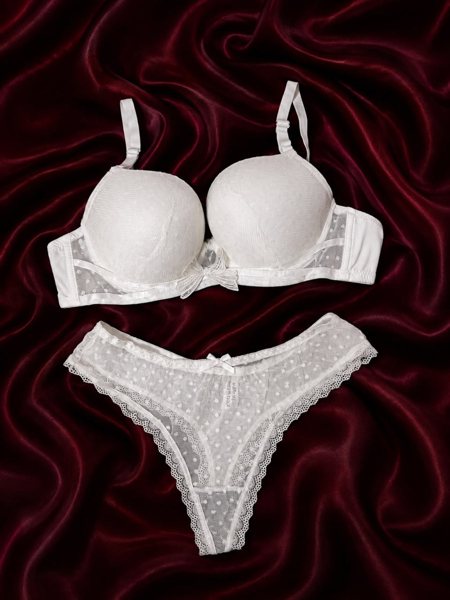 Lace Blossom Lingerie Set