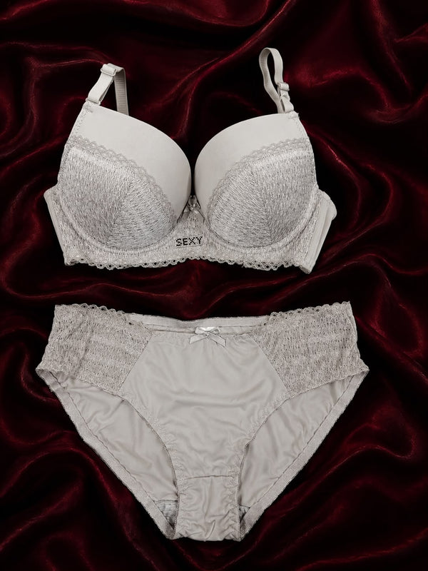 Midnight Lace Elegance Bra & Panty Set