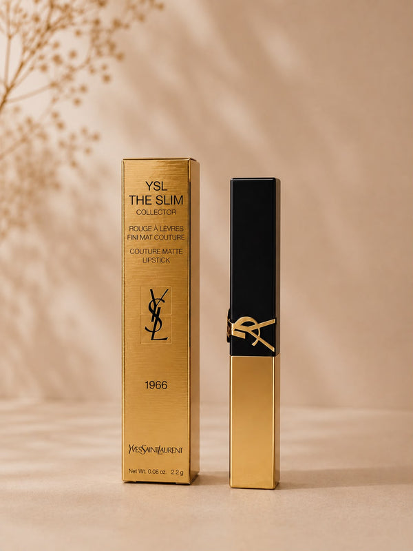 YSL The Slim Collector Couture Matte Lipstick-  CLASSIC DEEP RED